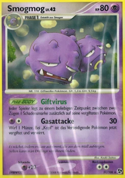 Pokémon-Karte Smogmog 031/106