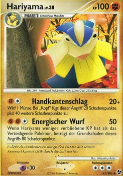 Pokémon-Karte Hariyama 041/106