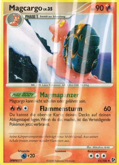 Pokémon-Karte Magcargo 045/106