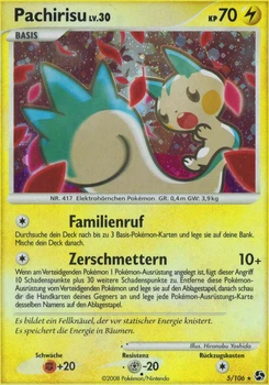 Pokémon-Karte Pachirisu 005/106