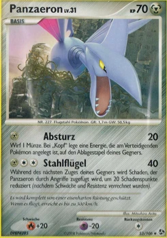Pokémon-Karte Panzaeron 053/106