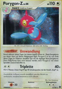 Pokémon-Karte Porygon-Z 006/106