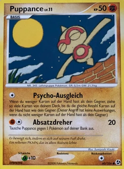 Pokémon-Karte Puppance 060/106
