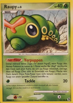 Pokémon-Karte Raupy 063/106