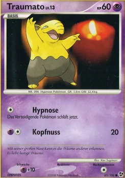 Pokémon-Karte Traumato 065/106