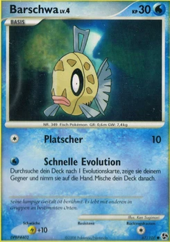 Pokémon-Karte Barschwa 067/106
