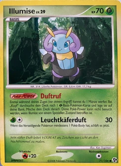 Pokémon-Karte Illumise 071/106