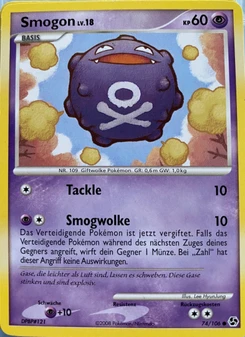 Pokémon-Karte Smogon 074/106