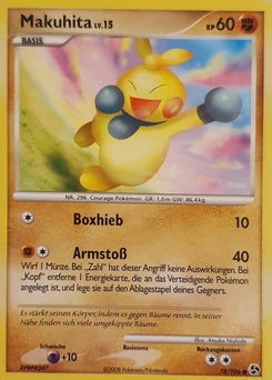 Pokémon-Karte Makuhita 078/106