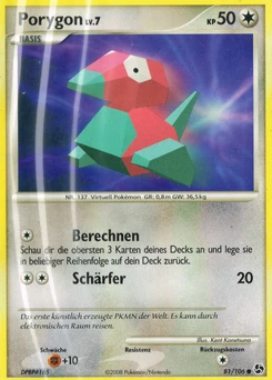 Pokémon-Karte Porygon 081/106