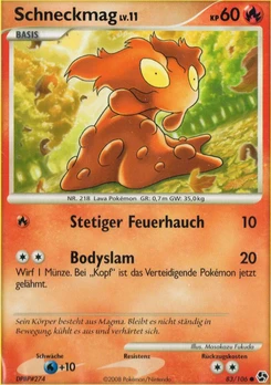 Pokémon-Karte Schneckmag 083/106