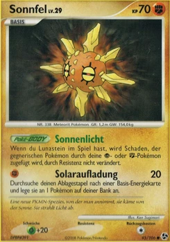Pokémon-Karte Sonnfel 085/106