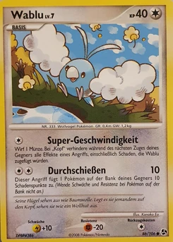 Pokémon-Karte Wablu 086/106