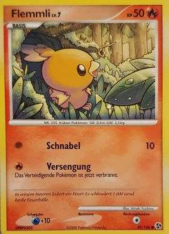 Pokémon-Karte Flemmli 089/106