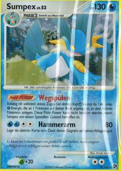 Pokémon-Karte Sumpex 009/106