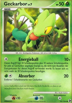 Pokémon-Karte Geckarbor 090/106