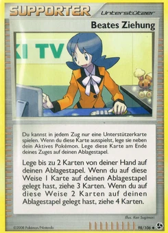 Pokémon-Karte Beates Ziehung 098/106