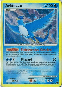 Pokémon-Karte Arktos 001/100