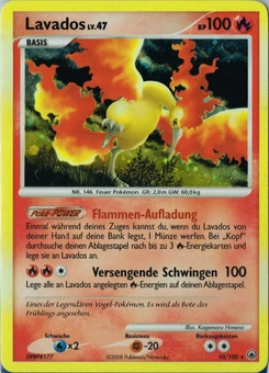 Pokémon-Karte Lavados 010/100