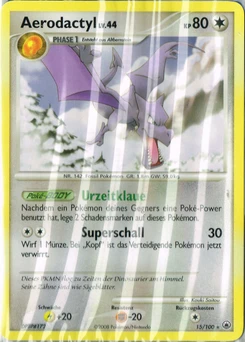 Pokémon-Karte Aerodactyl 015/100