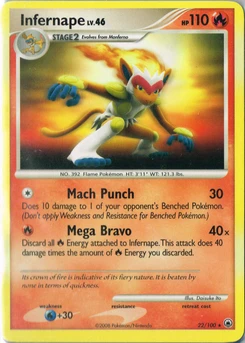 Pokémon-Karte Panferno 022/100
