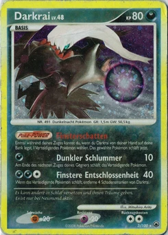 Pokémon-Karte Darkrai 003/100