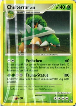 Pokémon-Karte Chelterrar 030/100