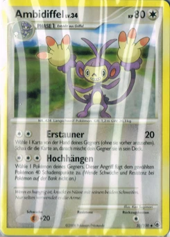 Pokémon-Karte Ambidiffel 035/100