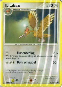 Pokémon-Karte Ibitak 036/100