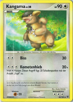 Pokémon-Karte Kangama 038/100