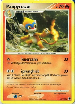 Pokémon-Karte Panpyro 041/100