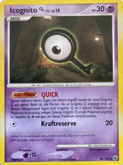 Pokémon-Karte Icognito Q 049/100