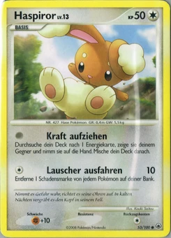 Pokémon-Karte Haspiror 053/100