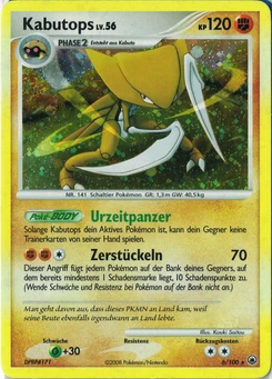Pokémon-Karte Kabutops 006/100