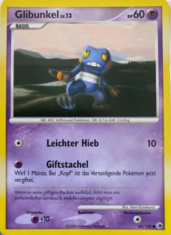 Pokémon-Karte Glibunkel 060/100