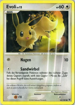 Pokémon-Karte Evoli 063/100