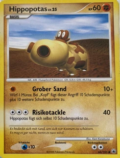 Pokémon-Karte Hippopotas 066/100