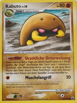 Pokémon-Karte Kabuto 067/100