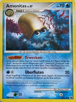 Pokémon-Karte Amonitas 069/100