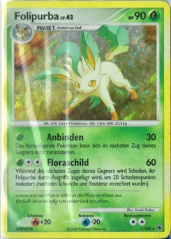 Pokémon-Karte Folipurba 007/100
