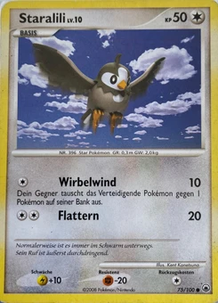 Pokémon-Karte Staralili 075/100