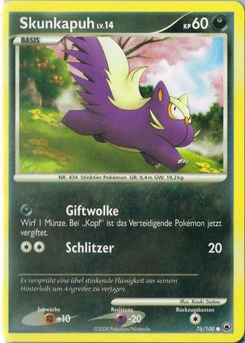 Pokémon-Karte Skunkapuh 076/100