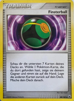 Pokémon-Karte Finsterball 080/100