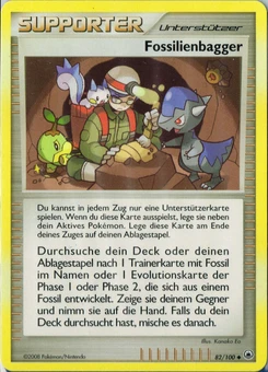 Pokémon-Karte Fossilienbagger 082/100