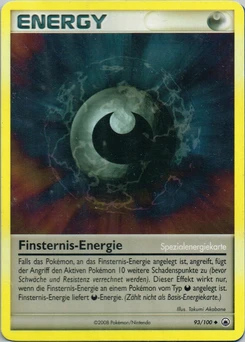 Pokémon-Karte Finsternis-Energie 093/100
