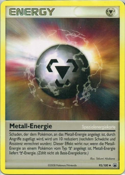 Pokémon-Karte Metall-Energie 095/100