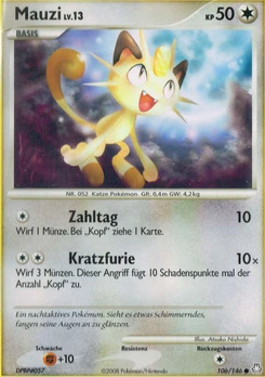 Pokémon-Karte Mauzi 106/146
