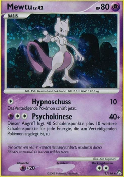 Pokémon-Karte Mewtu 011/146
