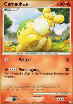 Pokémon-Karte Camaub 110/146