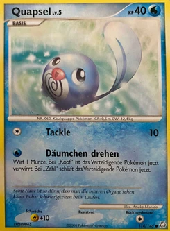 Pokémon-Karte Quapsel 114/146